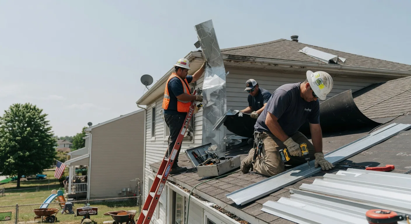 Storm Damage Metal Roof Repair in Touchet, WA
